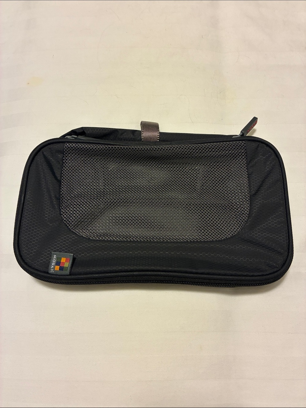 Black Travel Electronics Organizer Pouch